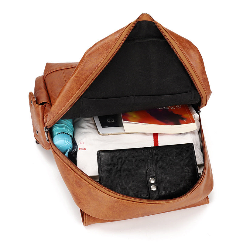 Damen Rucksack mit Laptopfach und Reißverschlussfächern