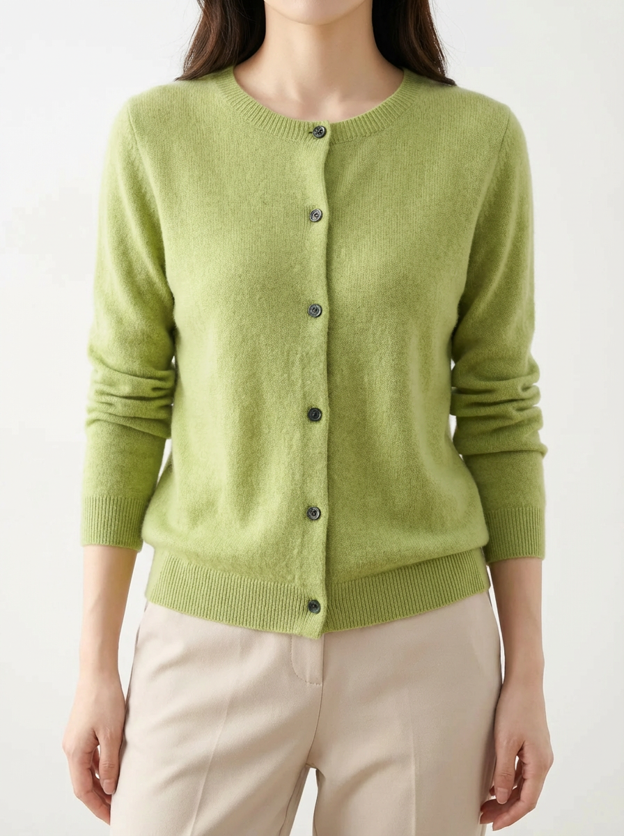 Damen Strickjacke mit Raglanärmeln in lockerer Passform