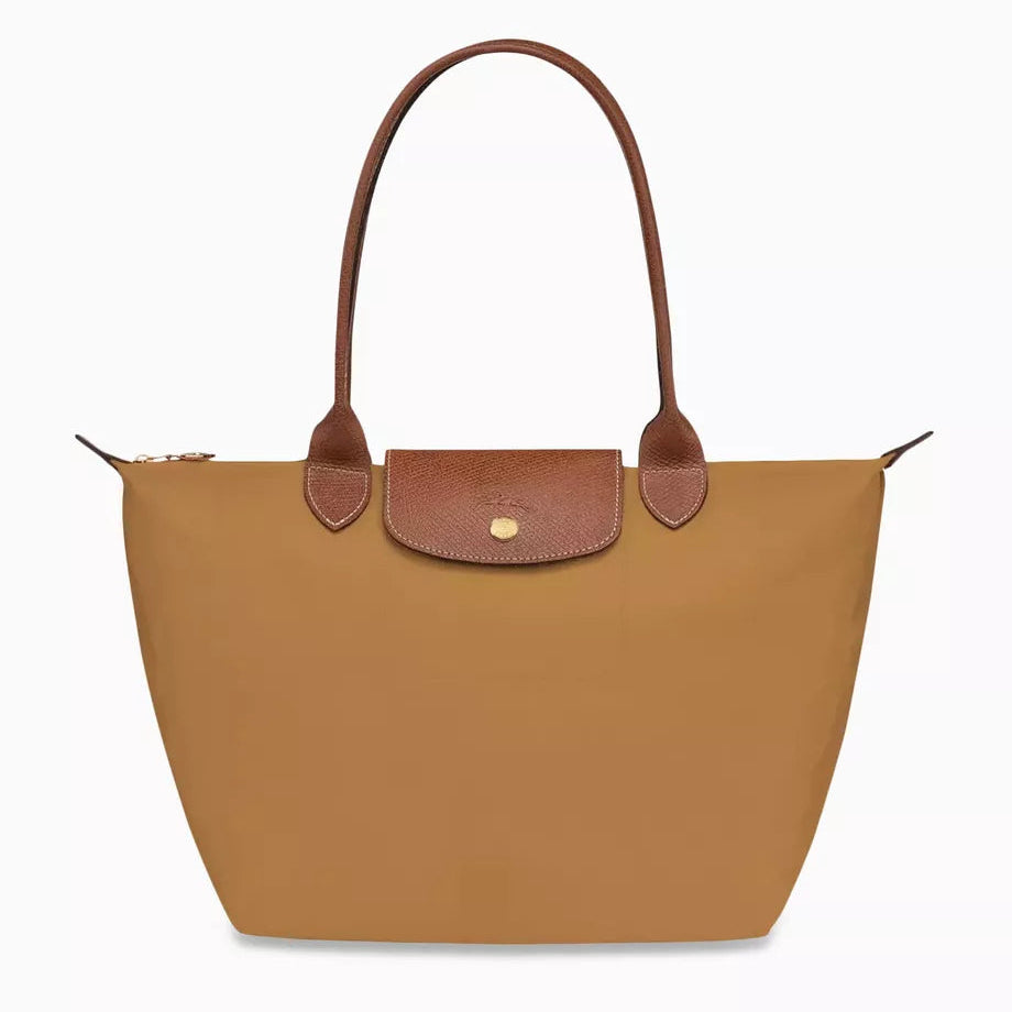 Damen faltbare Nylon Tote Bag in Marineblau