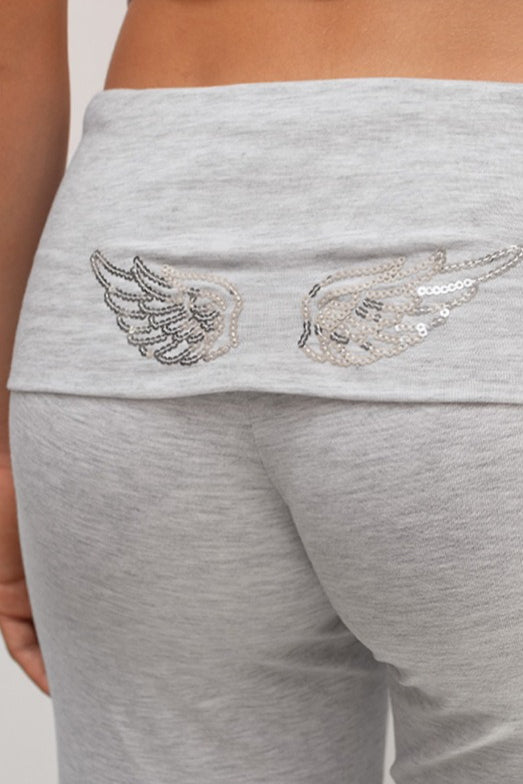 Damen Hoodie mit Pailletten und langen Ärmeln