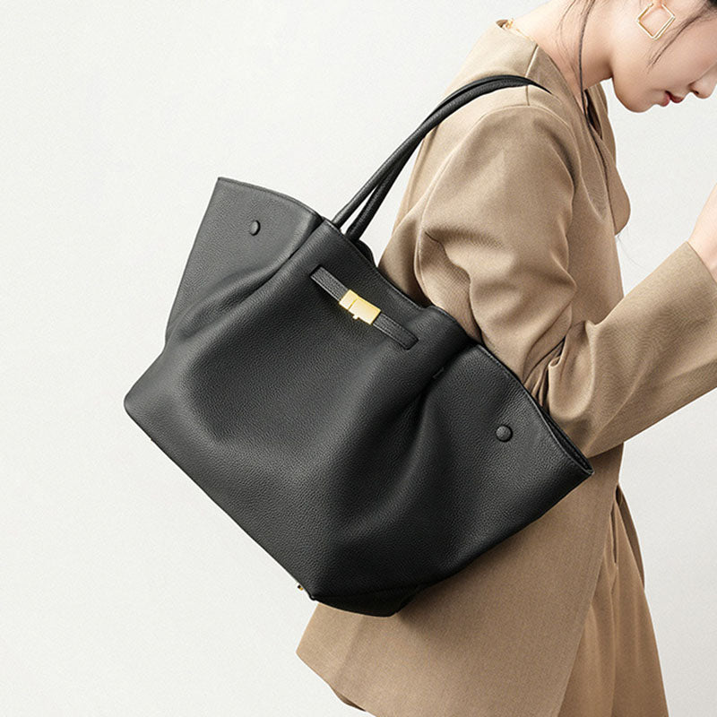 Damen Tote Bag mit Magnetverschluss und Innenfächern