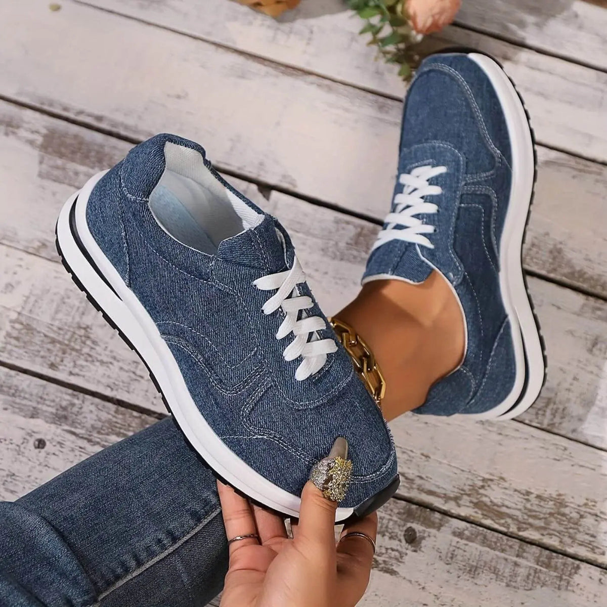 Damen leichte Komfortschuhe ohne Schnürung
