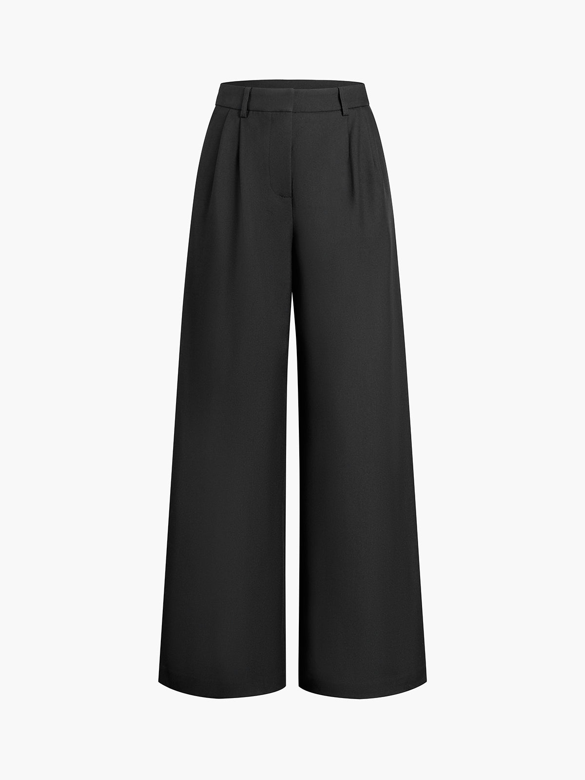 Damen Weitbein-Hose aus Polyester im Regular Fit