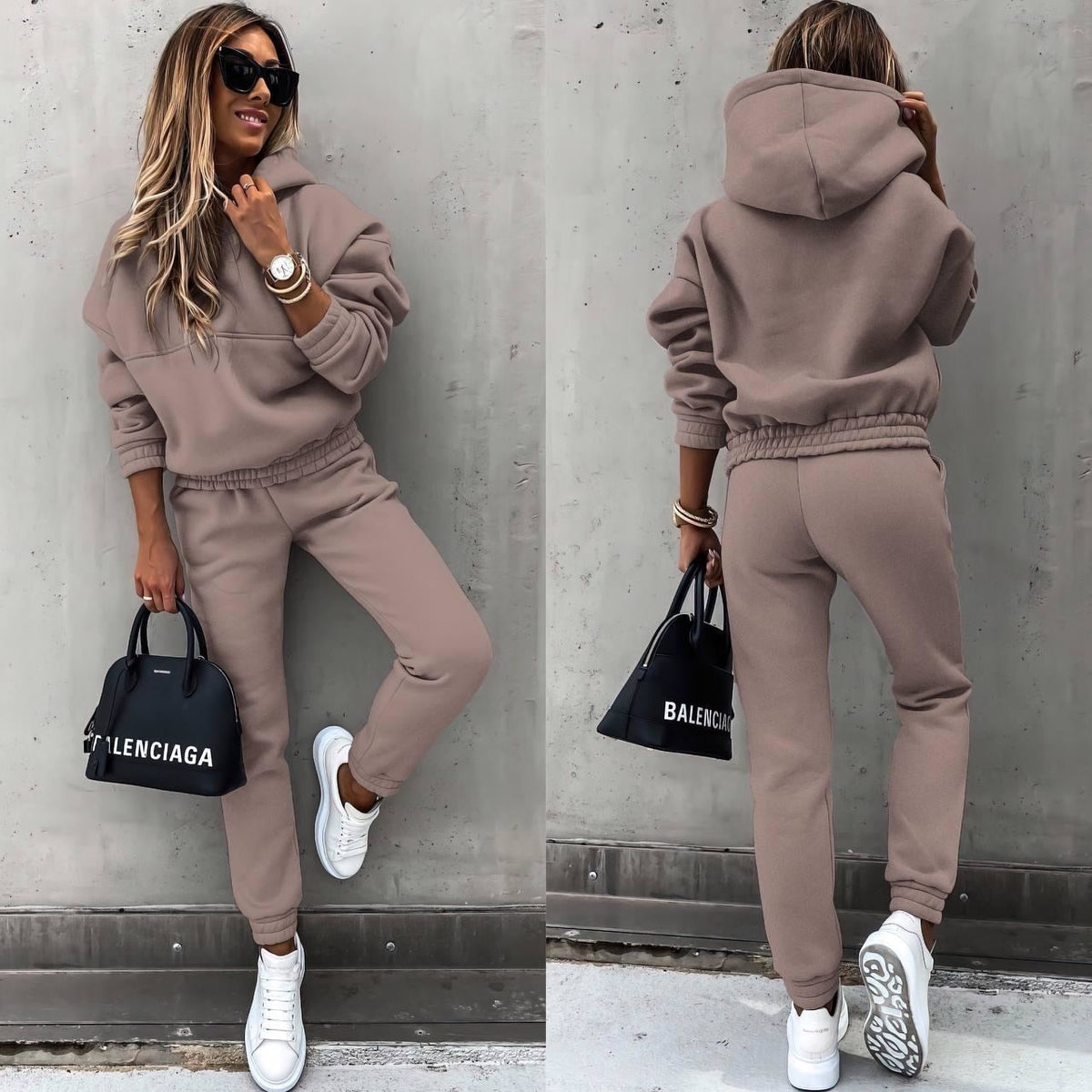 Damen Jogginganzug aus weichem Stoff