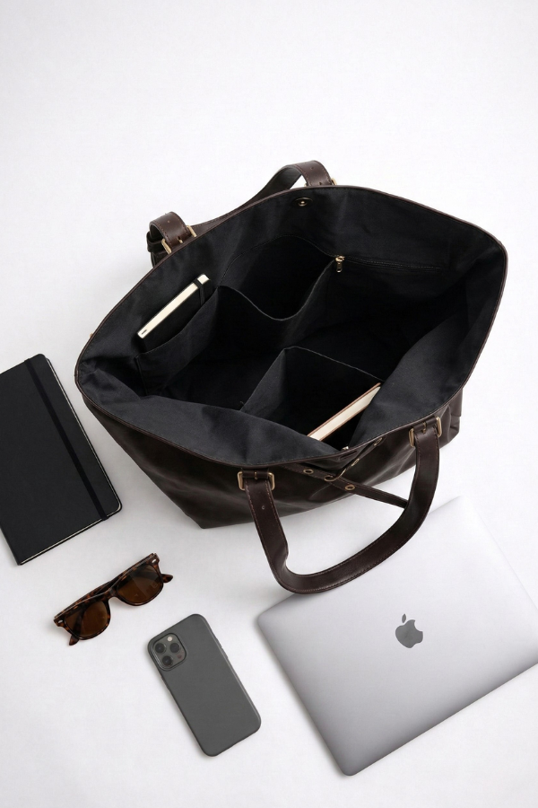 Damen große Tote Bag mit zwei Schulterhenkeln