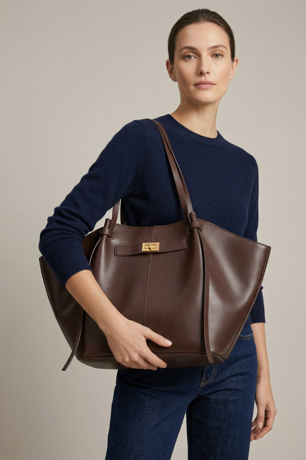 Damen weiche Tote Bag mit geräumigem Hauptfach