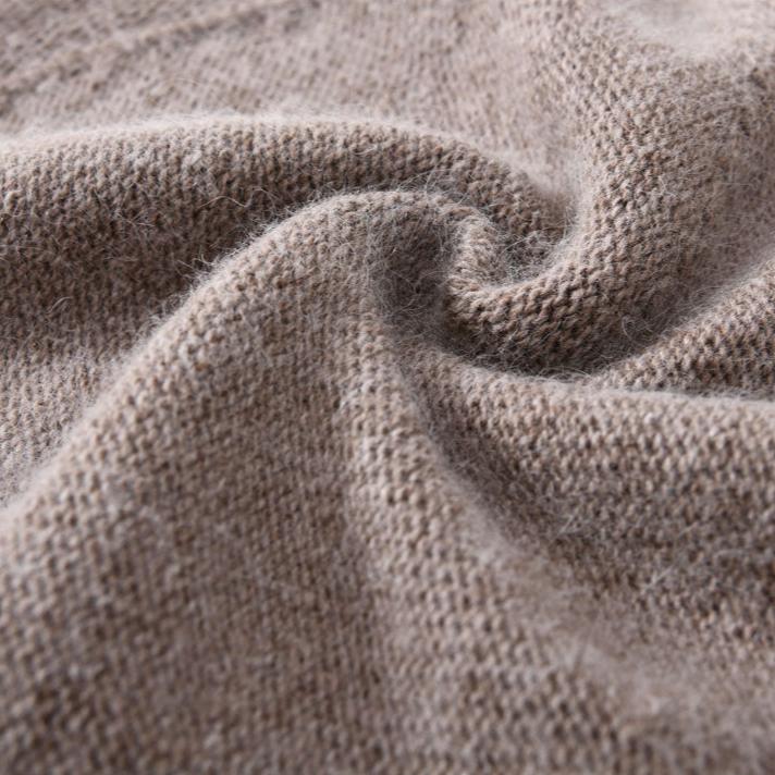 Damen Beanie mit Rippstrick