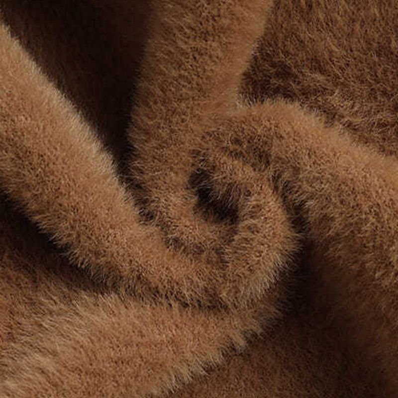 Damen figurbetonter Pullover mit Stehkragen