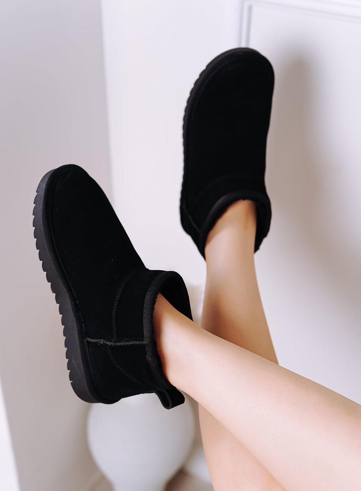Damen wasserabweisende Winterstiefeletten mit warmem Innenfutter
