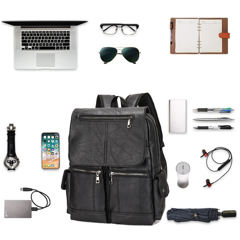 Damen Rucksack mit Laptopfach und Reißverschlussfächern