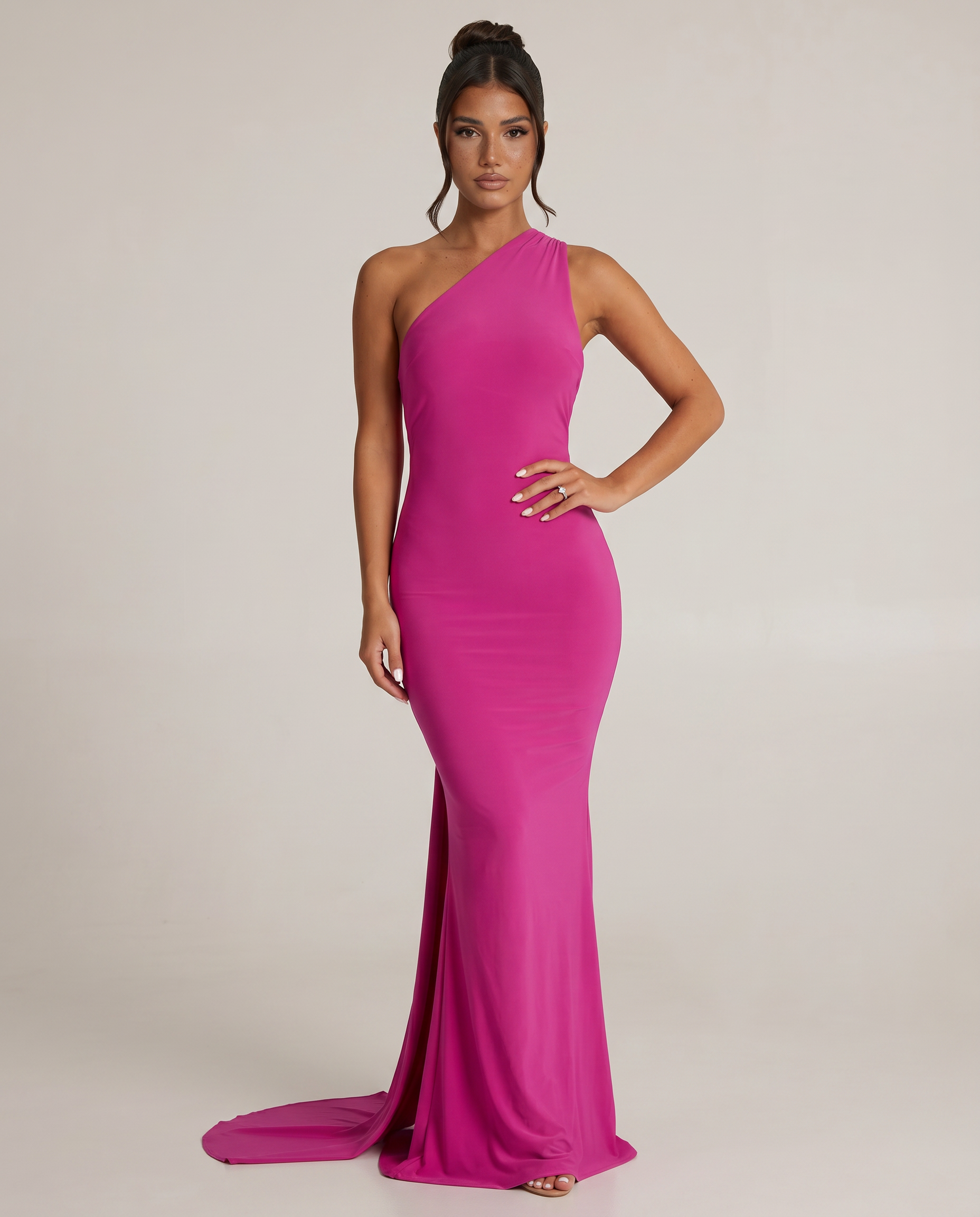 Damen Maxikleid Trägerkleid Rückenfrei Satinoptik