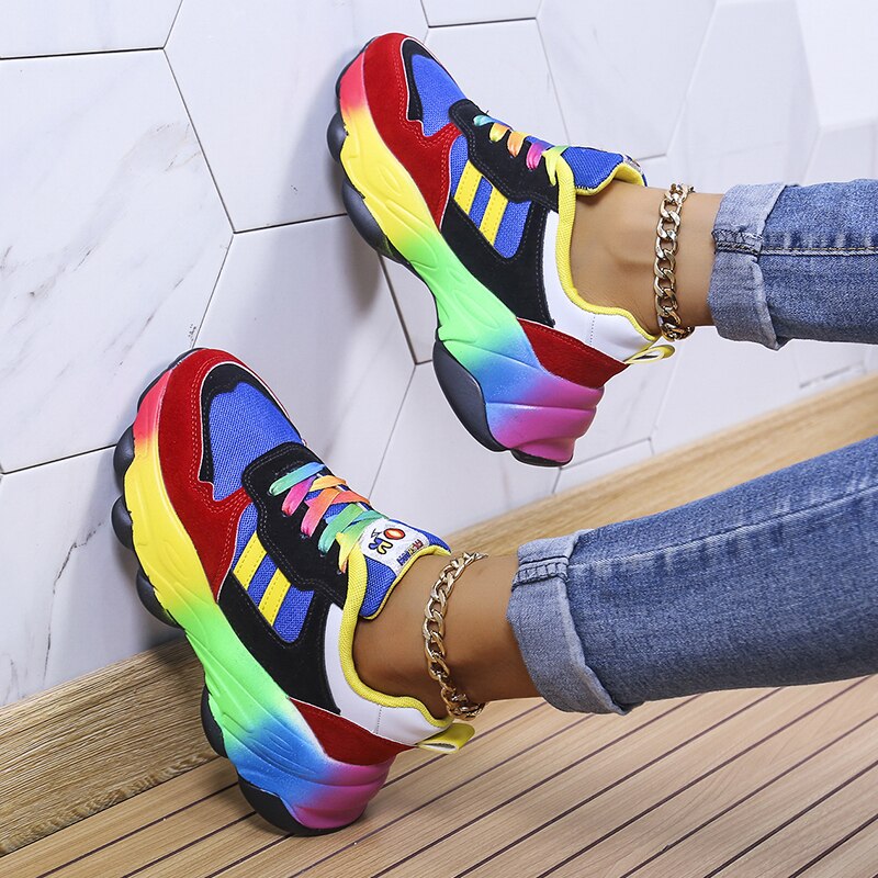 Damen Sneaker mit breitem Zehenraum und Dämpfung