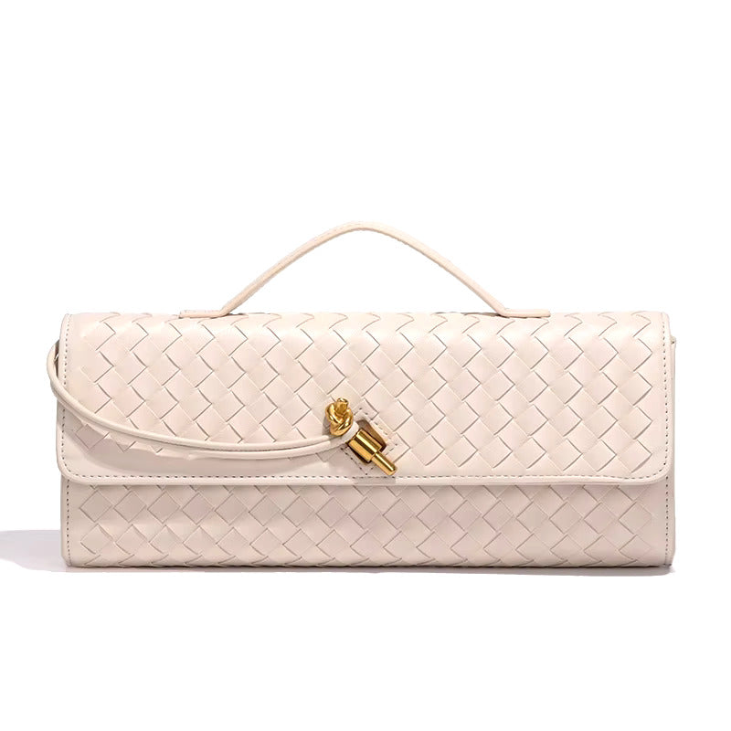 Damen leichte Clutch mit Flecht-Design