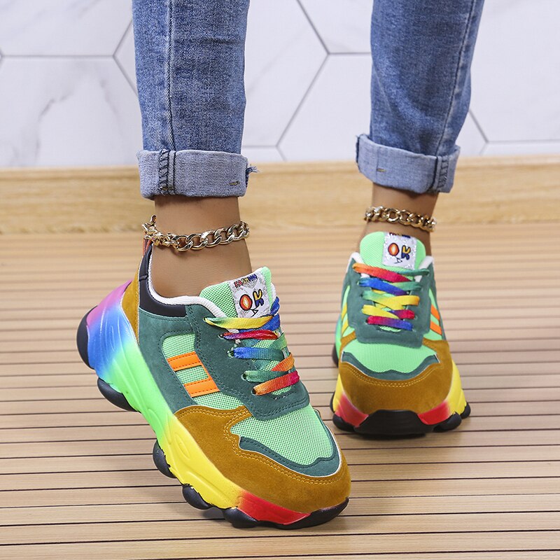 Damen Sneaker mit breitem Zehenraum und Dämpfung
