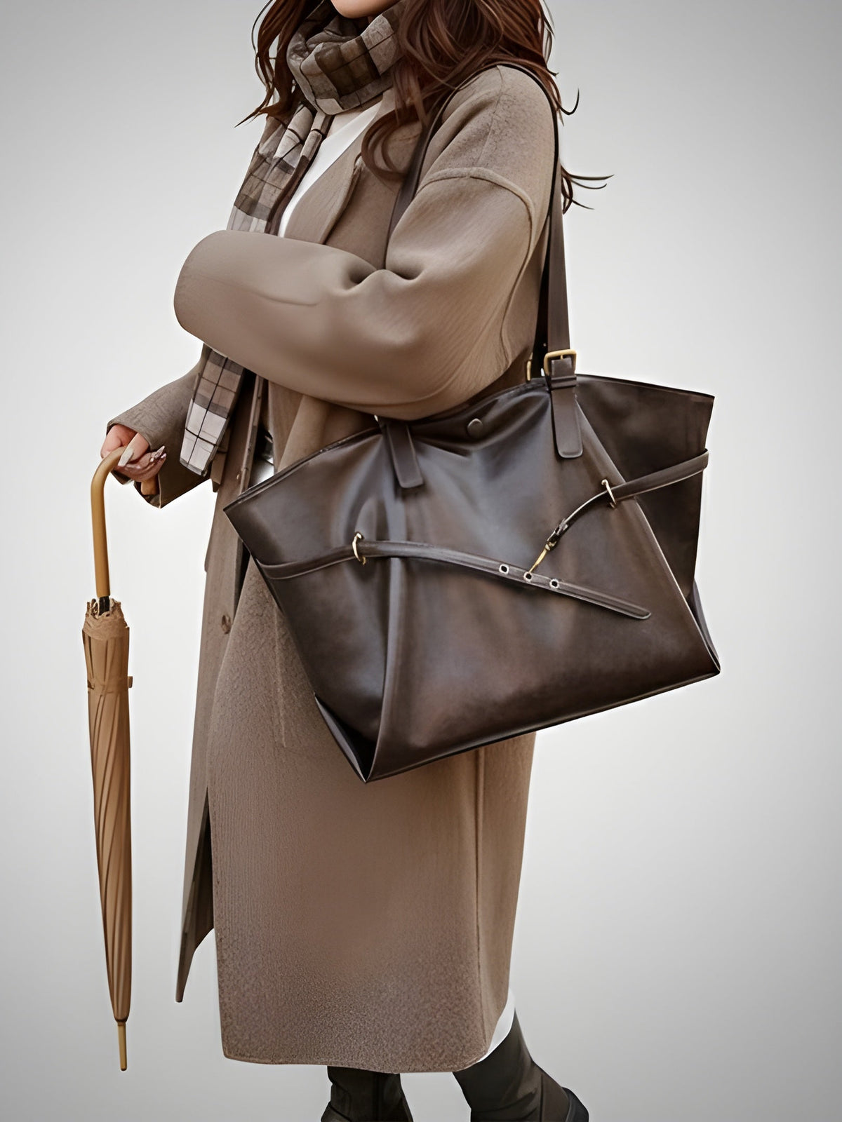 Damen große Tote Bag mit zwei Schulterhenkeln