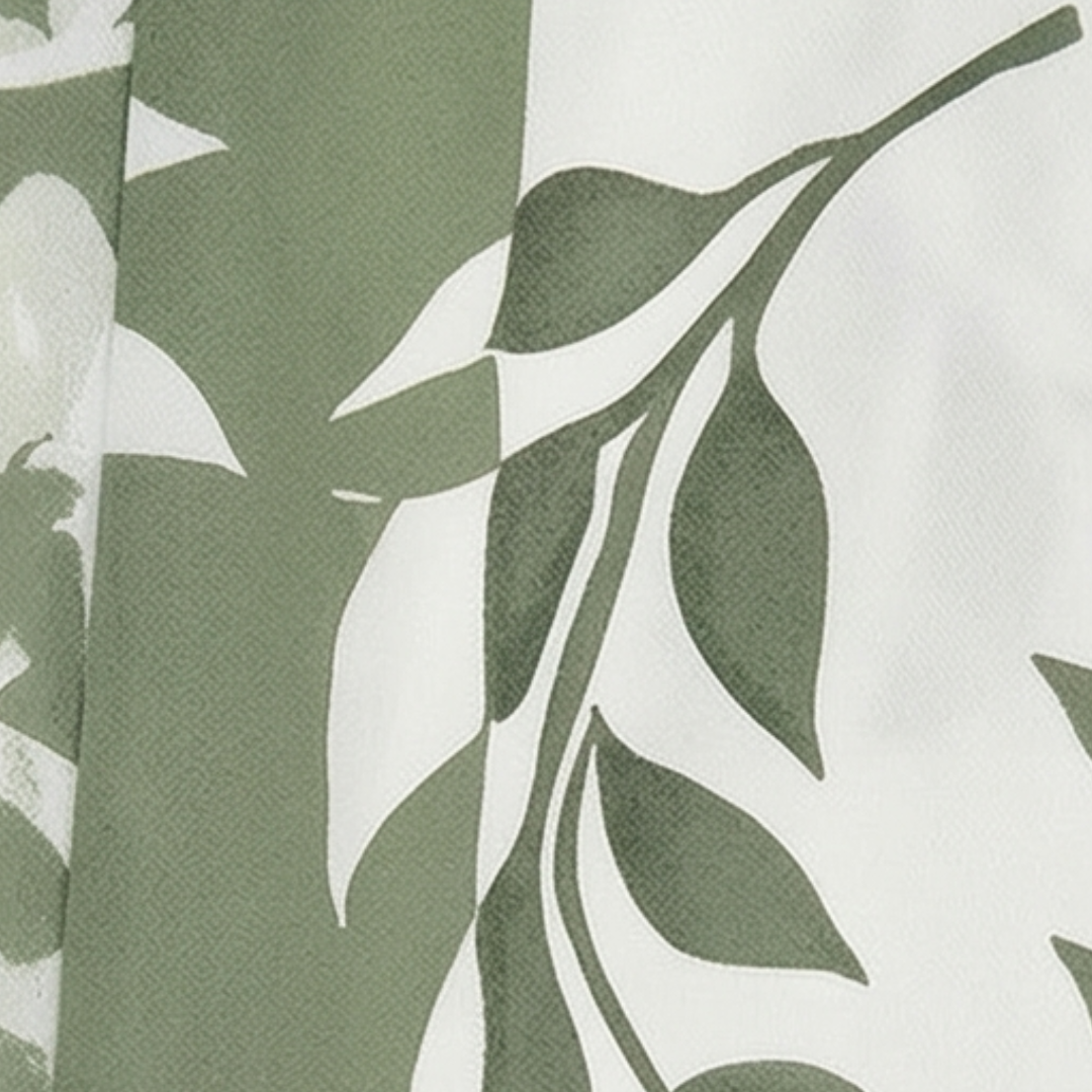 Damen Zweiteiler-Set mit Weitbein-Hose und Blumenprint