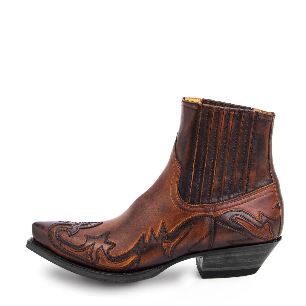 Damen Cowboystiefel mit rutschfester Gummisohle