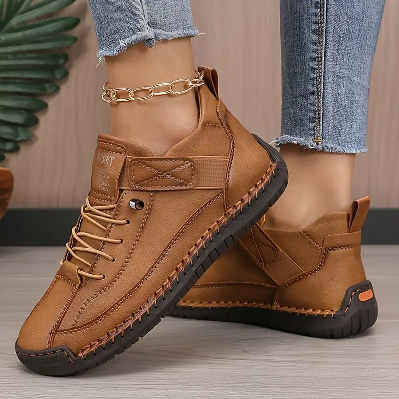 Damen Slip-on Turnschuhe mit elastischem Obermaterial