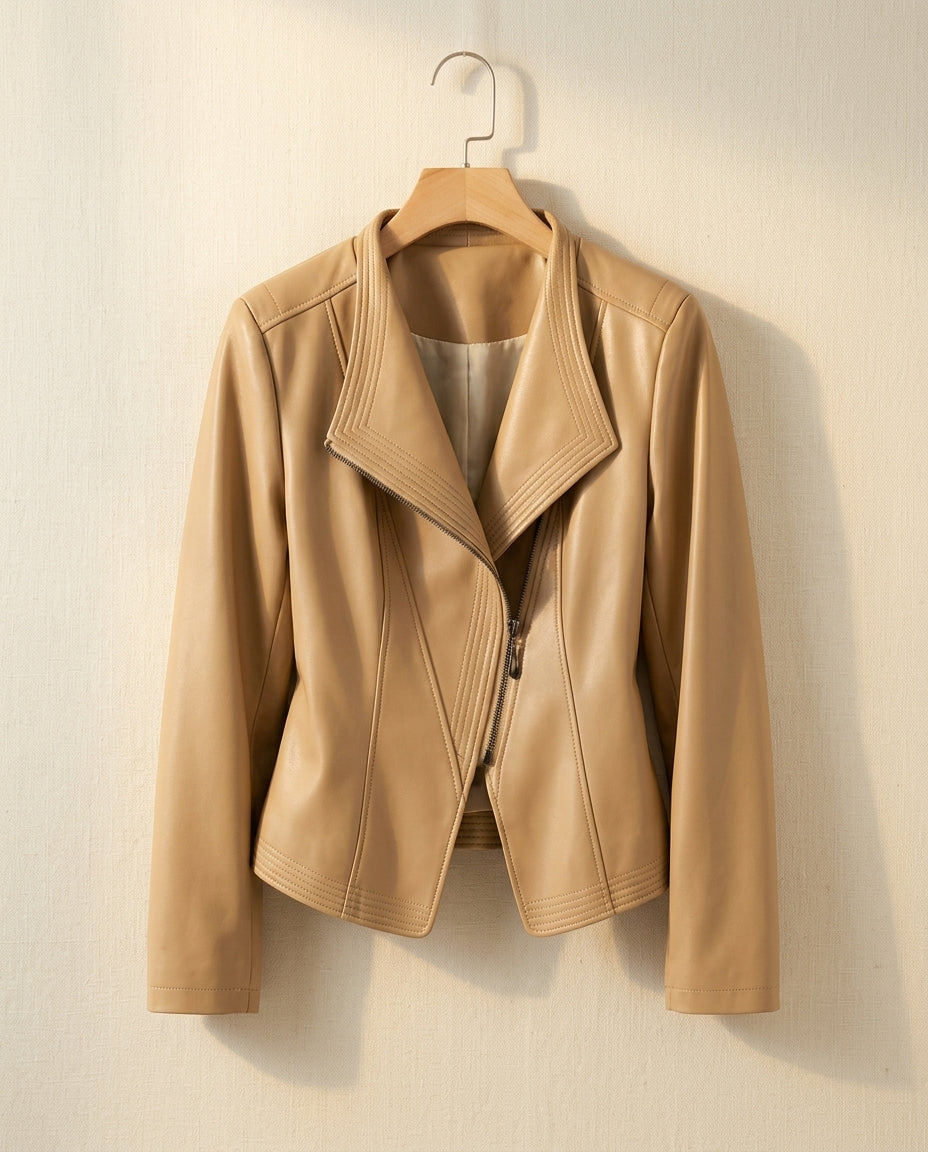 Damen Bikerjacke aus Schaffell