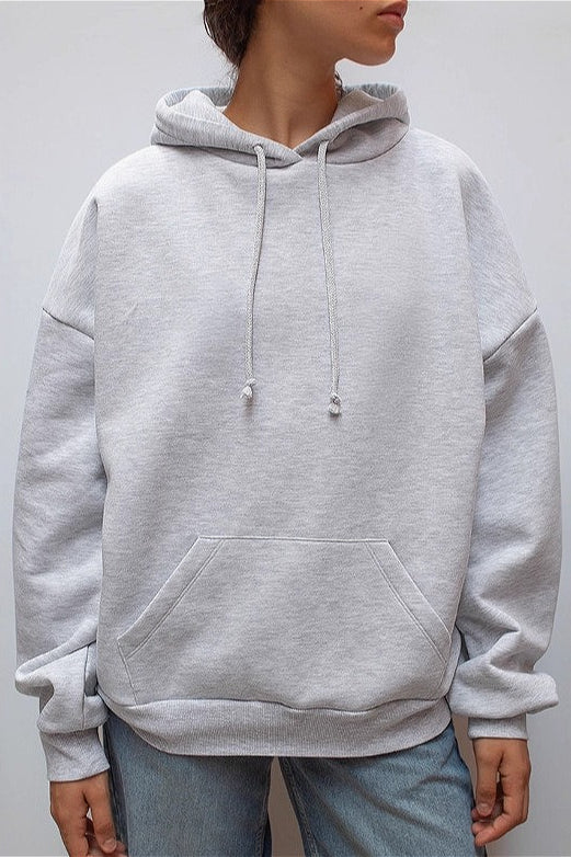 Damen Hoodie mit Pailletten und langen Ärmeln