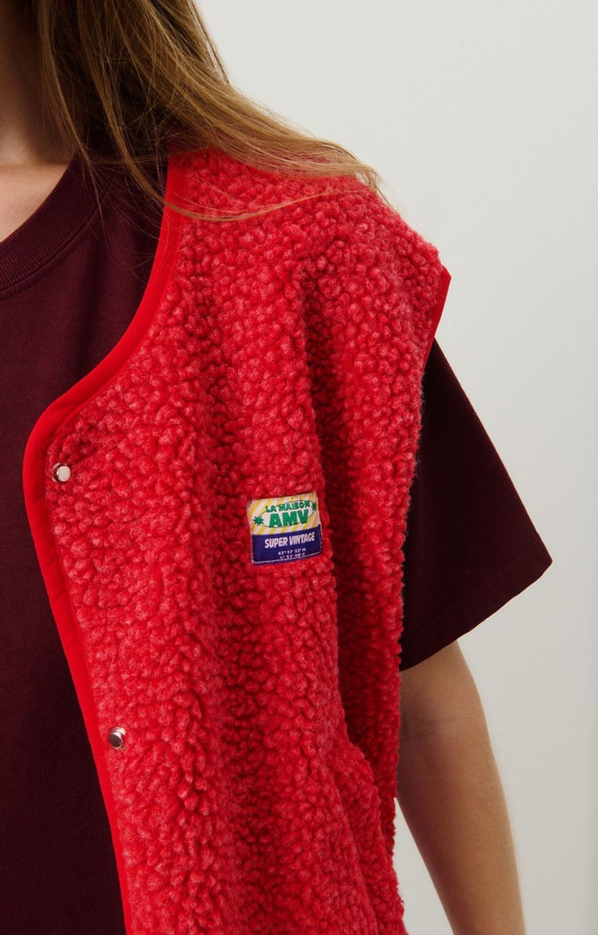 Damen Weste mit Knopfleiste und tailliertem Schnitt