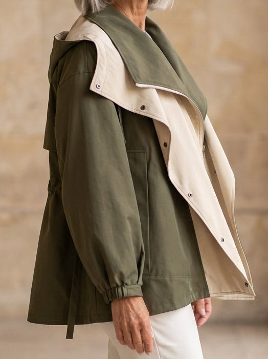 Damen Übergangsjacke mit Wetter- und Windschutz