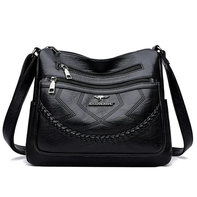 Damen Crossbody Schultertasche mit verstellbarem Schulterriemen
