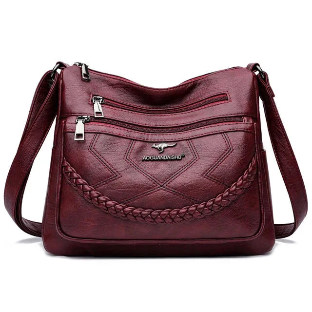 Damen Crossbody Schultertasche mit verstellbarem Schulterriemen