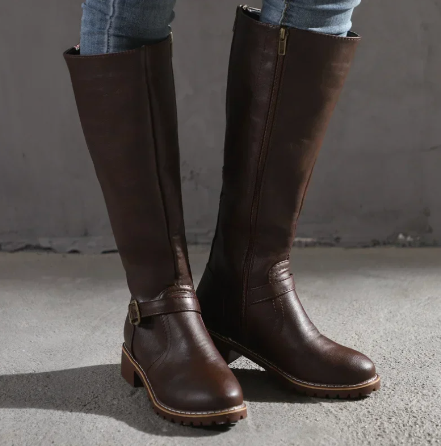 Damen Allwetterstiefel mit rutschfester Sohle