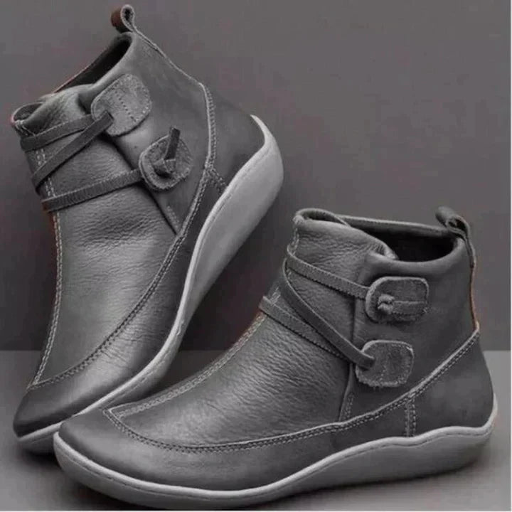 Damen wasserdichte Stiefeletten mit Slip-On