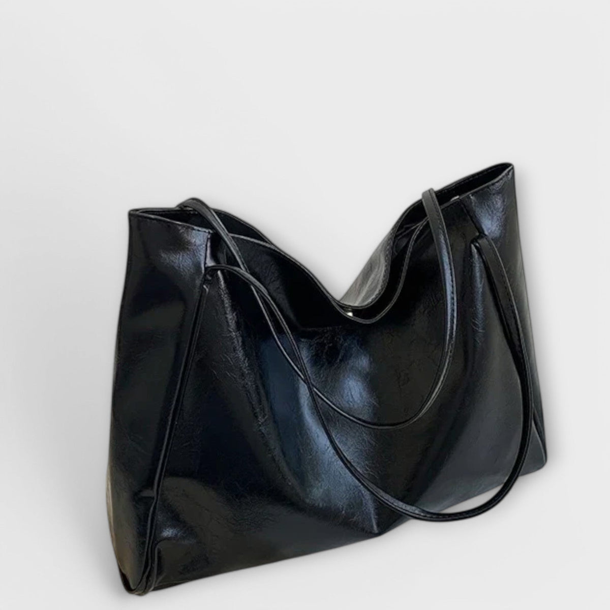 Damen Schultertasche mit strukturierter Silhouette