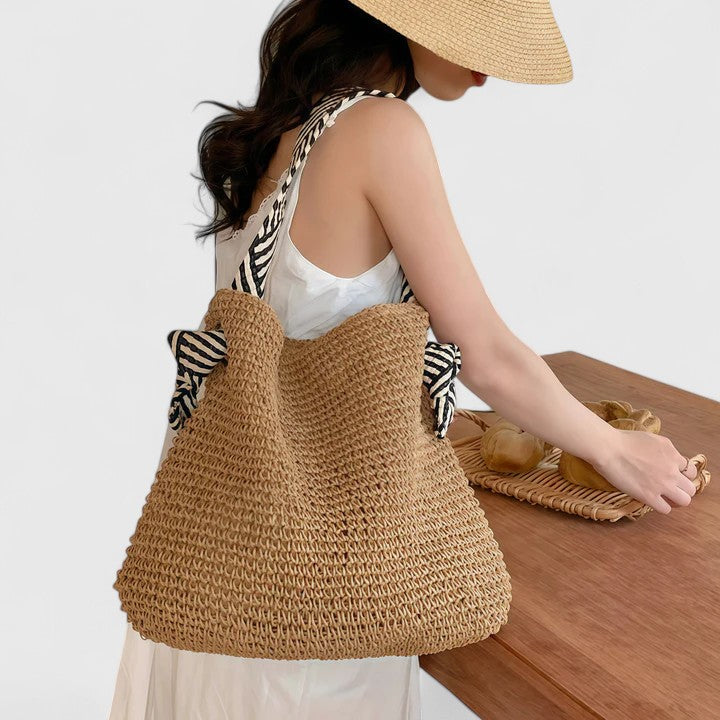 Boho gewebte Umhängetasche Tote