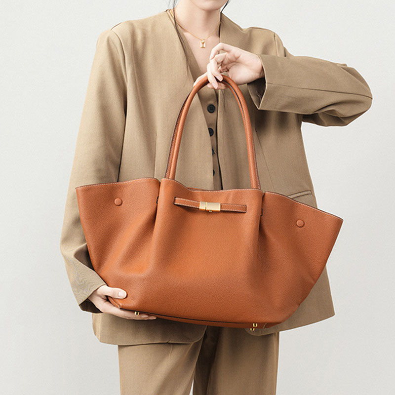 Damen Tote Bag mit Magnetverschluss und Innenfächern
