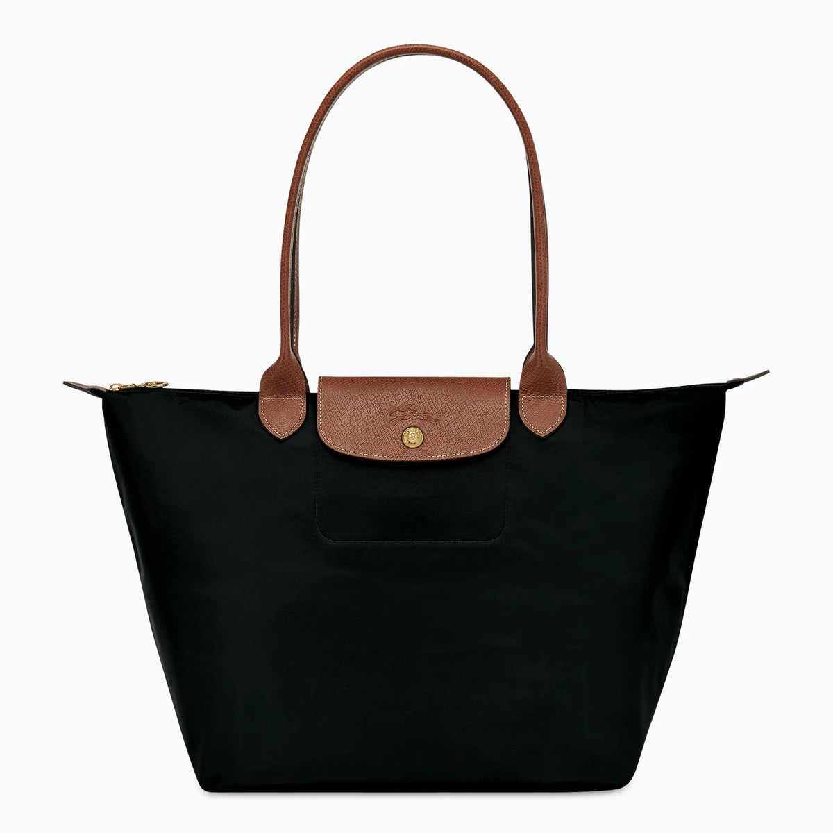 Damen faltbare Nylon Tote Bag in Marineblau