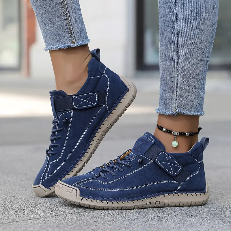 Damen Slip-on Turnschuhe mit elastischem Obermaterial