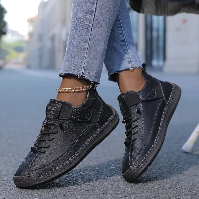 Damen Slip-on Turnschuhe mit elastischem Obermaterial