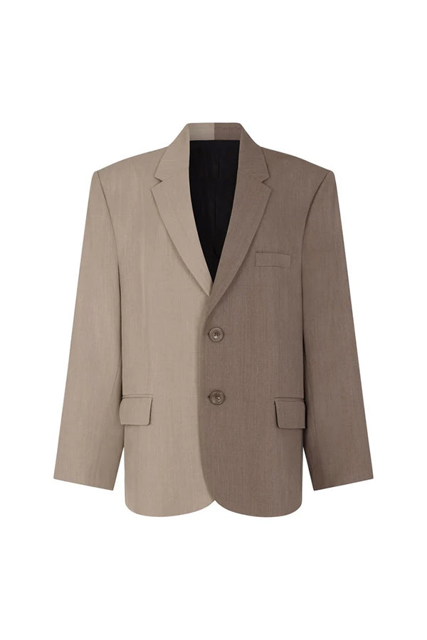 Damen Oversized-Blazer-Set mit Weitbein-Hose