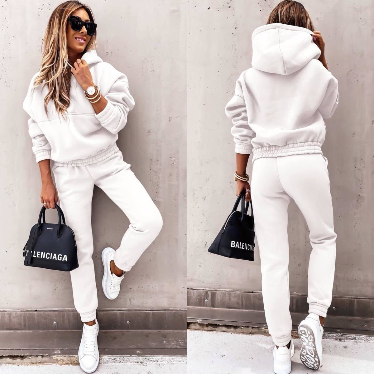 Damen Jogginganzug aus weichem Stoff
