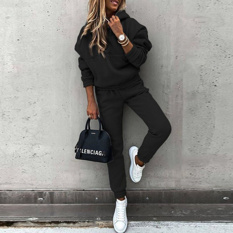 Damen Jogginganzug aus weichem Stoff