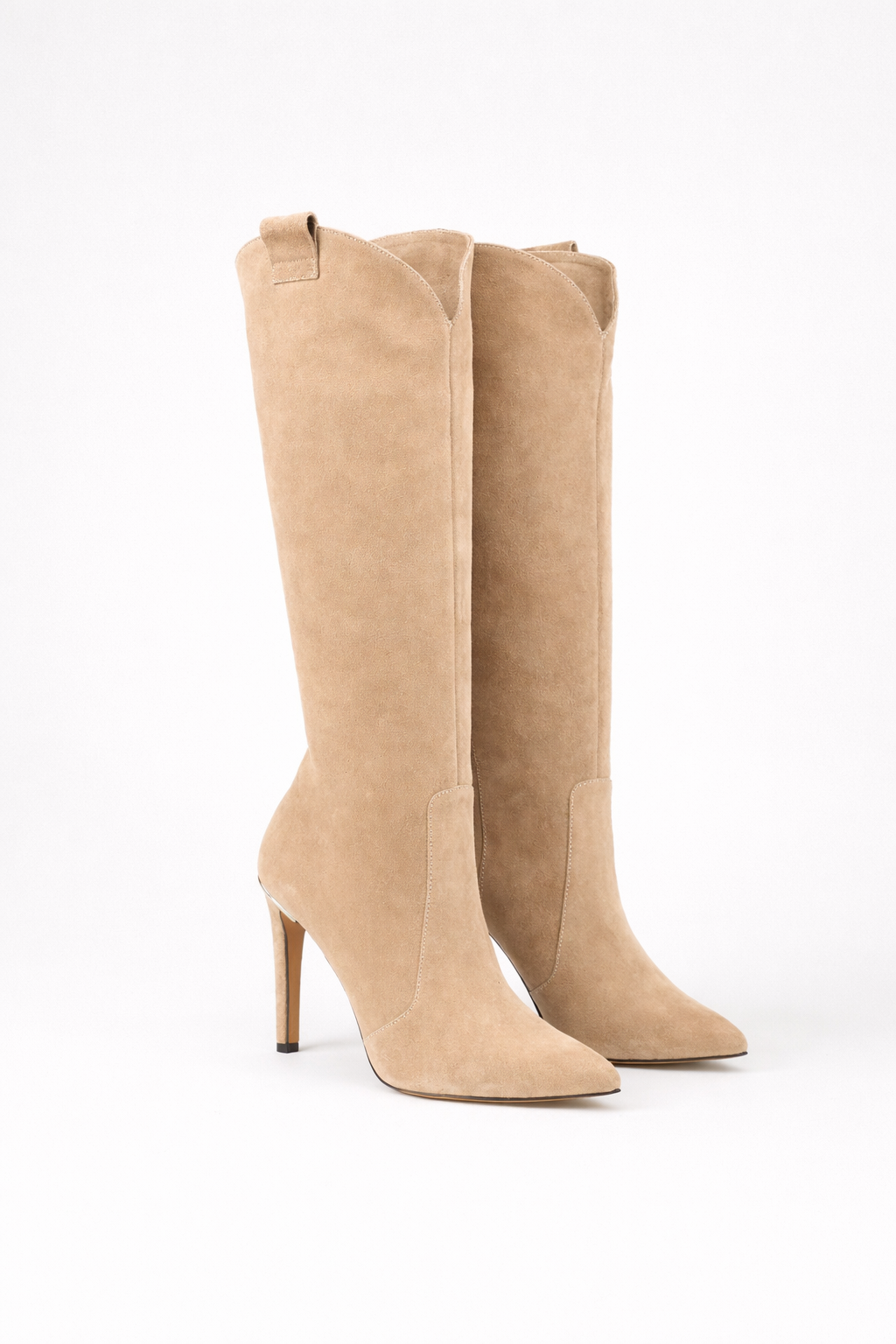 Damen Kniestiefel mit High Heel