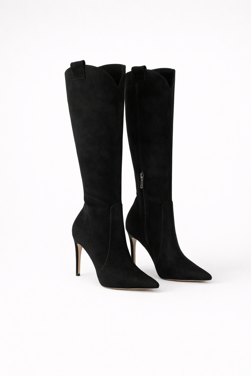 Damen Kniestiefel mit High Heel