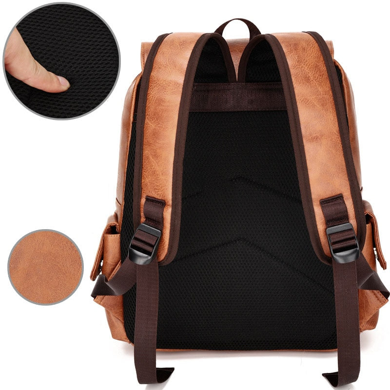 Damen Rucksack mit Laptopfach und Reißverschlussfächern