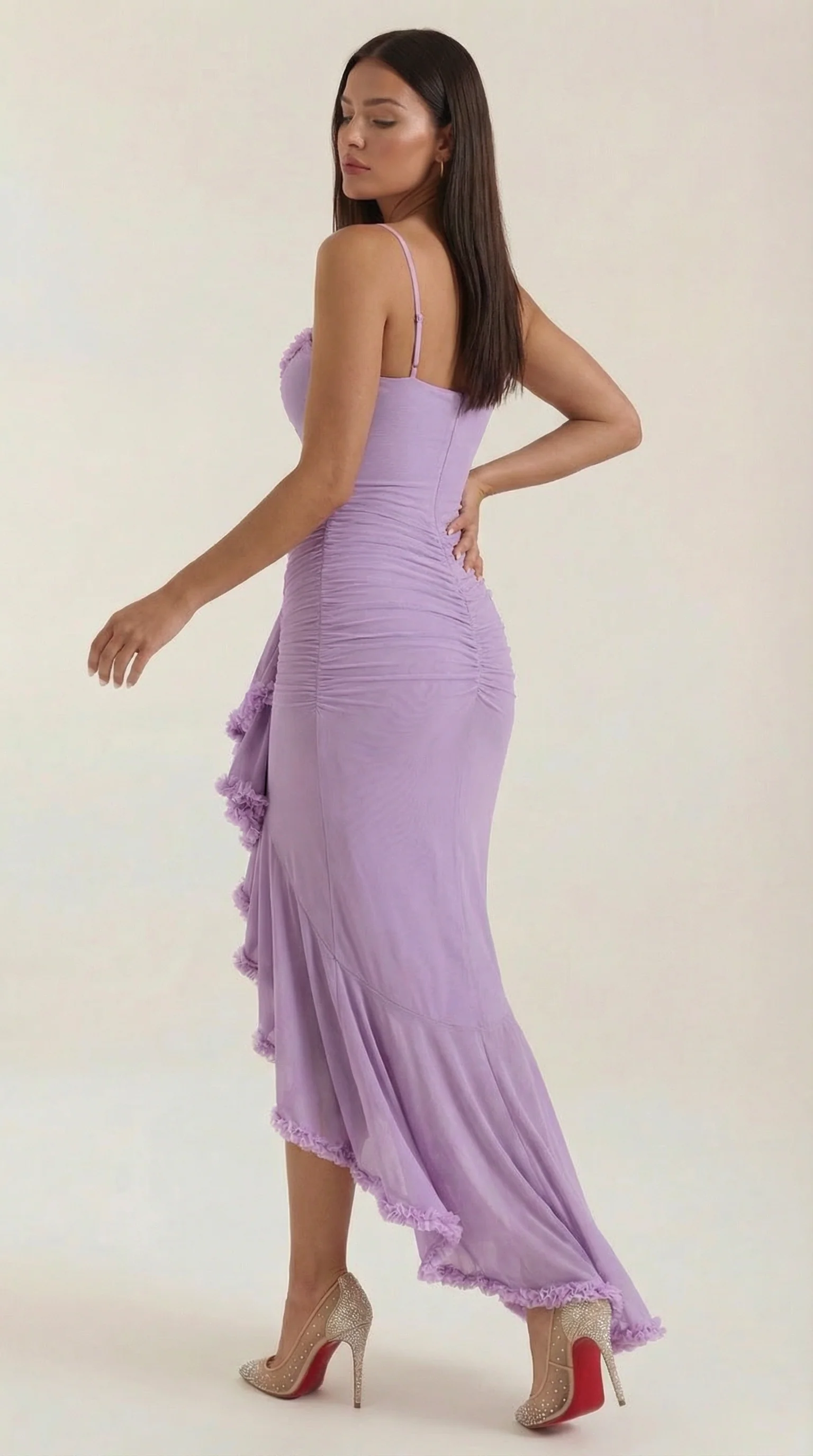 Damen Elegantes Midikleid Phoebe
