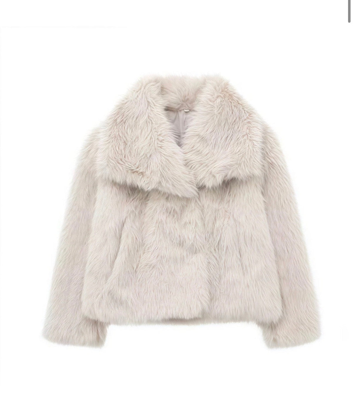 Damen Kurzmantel mit Schalkragen im Oversized-Schnitt