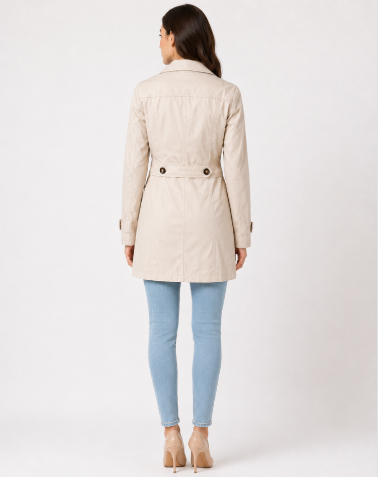 Damen Trenchcoat kurz tailliert
