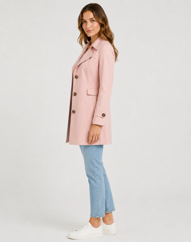 Damen Trenchcoat kurz tailliert