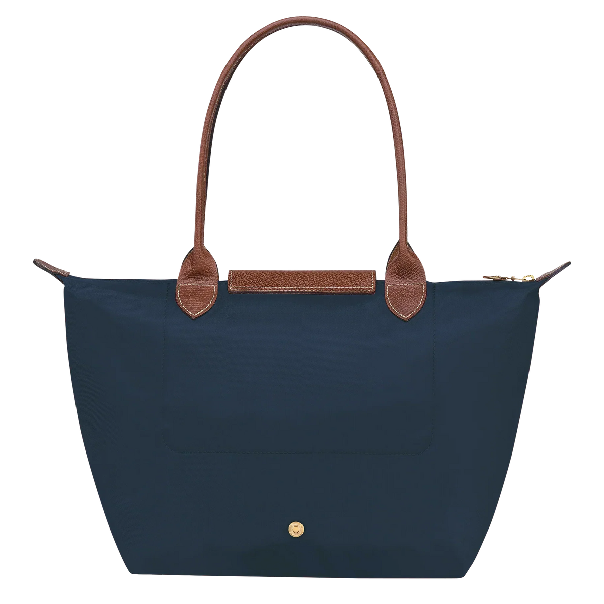 Damen faltbare Nylon Tote Bag in Marineblau
