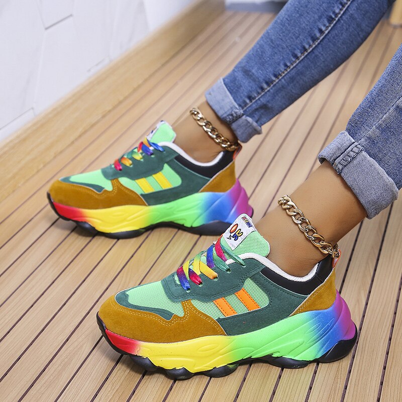 Damen Sneaker mit breitem Zehenraum und Dämpfung