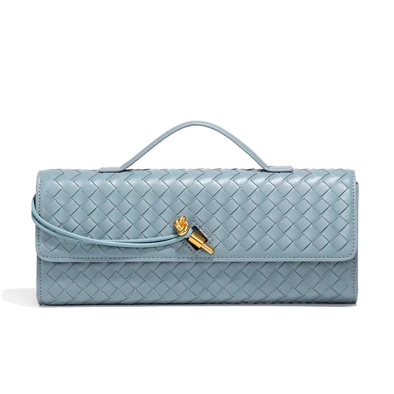 Damen leichte Clutch mit Flecht-Design