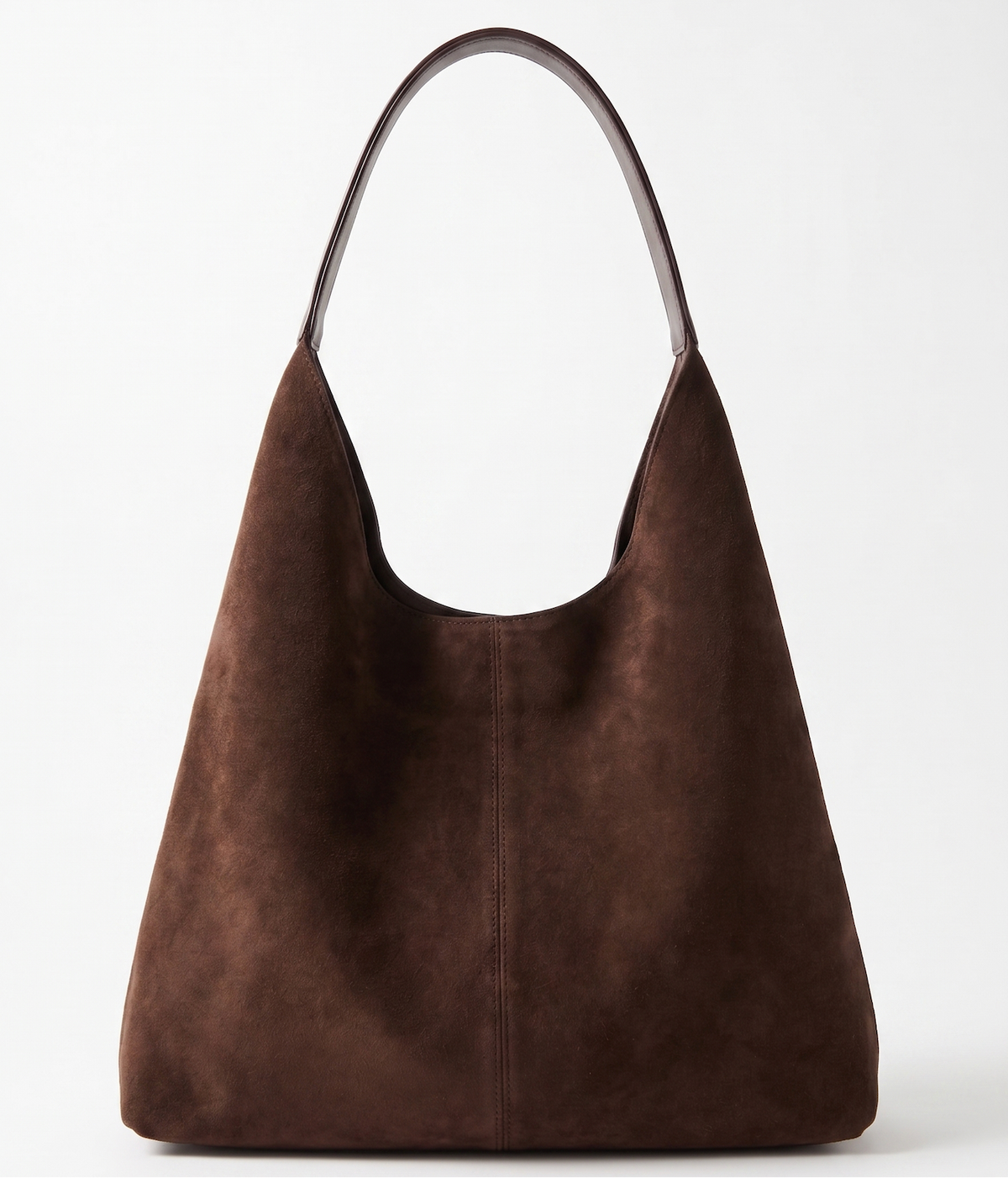 Damen Tote Bag im Wildleder-Look mit Magnetverschluss